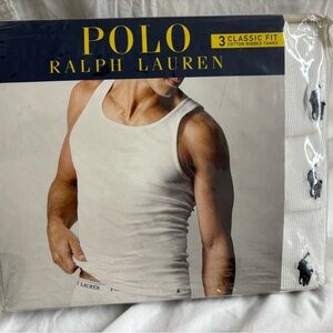 Ralph Lauren sleeveless undershirts - 3 pack - size Small NWT